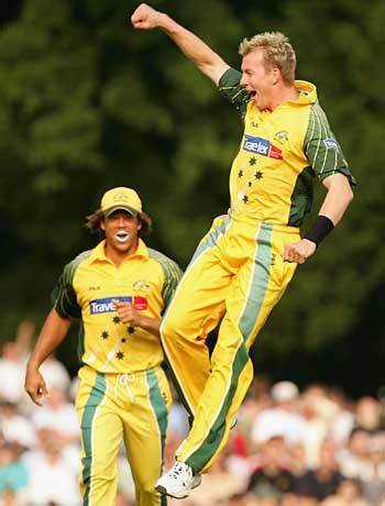 Brett Lee celebrates | ESPNcricinfo.com