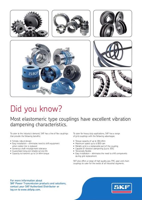 Did you know? - Most elastomeric type couplings...