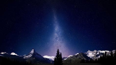 stars, Mountain Wallpapers HD / Desktop and Mobile Backgrounds