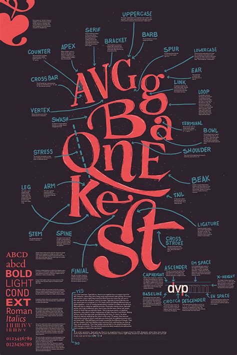 Type Anatomy Poster on RISD Portfolios