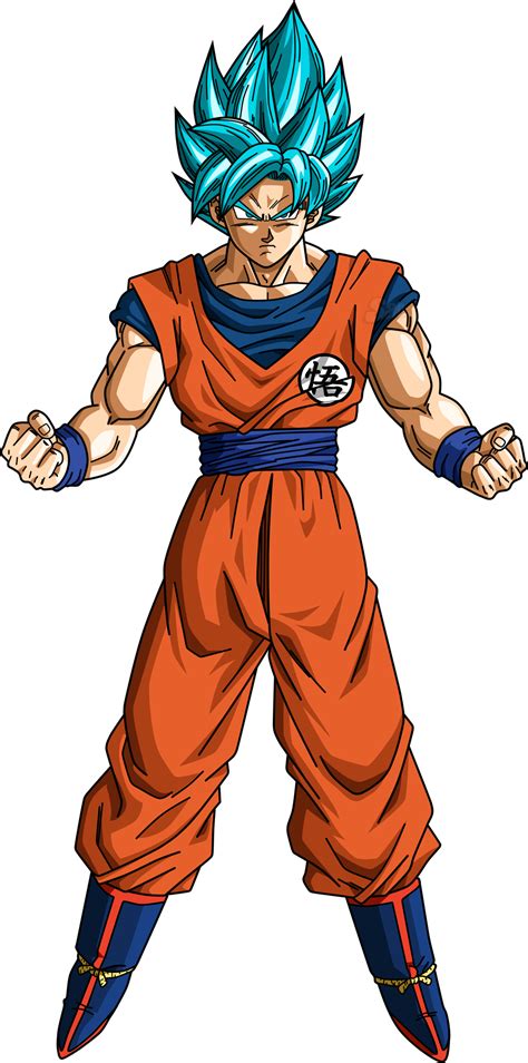 Goku SSJ Blue v3 by SaoDVD | Pelo de goku, Personajes de goku, Dragones