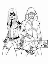 Green Arrow Cw Coloring Pages sketch template