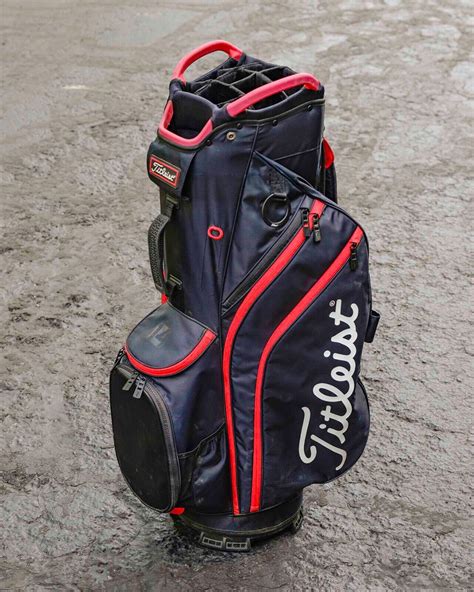 Titleist Cart 14 Golf Bag - Black/Black/Red Excellent condition. 84984977091 | eBay