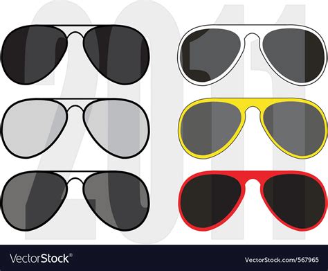 Fashionable sunglasses Royalty Free Vector Image