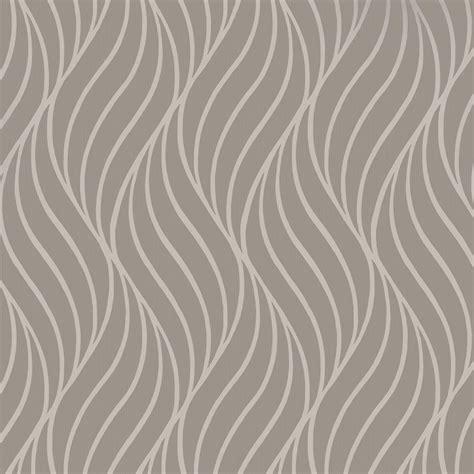 Holden Maddox Wave Stripe Pattern Wallpaper Modern Metallic Motif ...