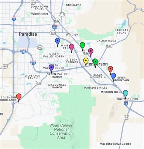 Map Of Henderson Nevada - Vilma Jerrylee