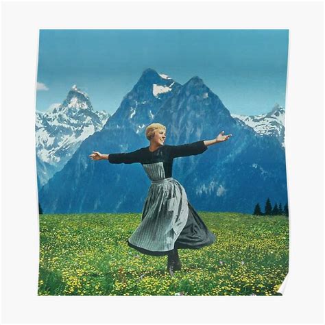 "Sound of Music" Poster for Sale by KatiaaJx | Redbubble