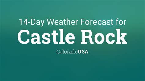 Castle Rock, Colorado, USA 14 day weather forecast