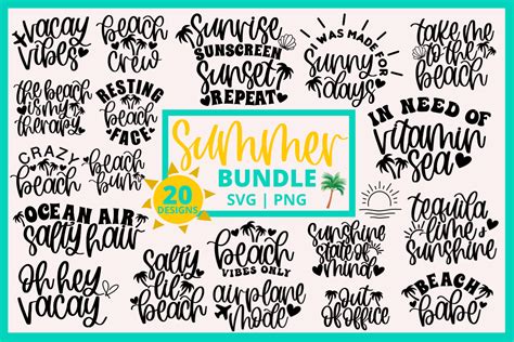 Summer Quotes SVG Bundle Graphic by AnitaAlyiaLettering · Creative Fabrica