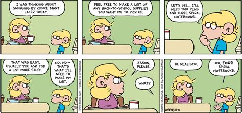 "Pack to School" | Back to School | FoxTrot Comics by Bill Amend