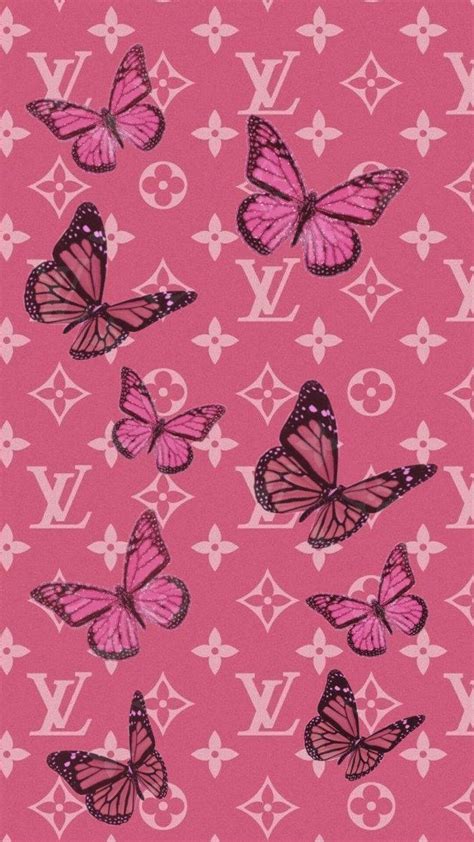 Download Y2k Aesthetic Lv Butterflies Wallpaper | Wallpapers.com