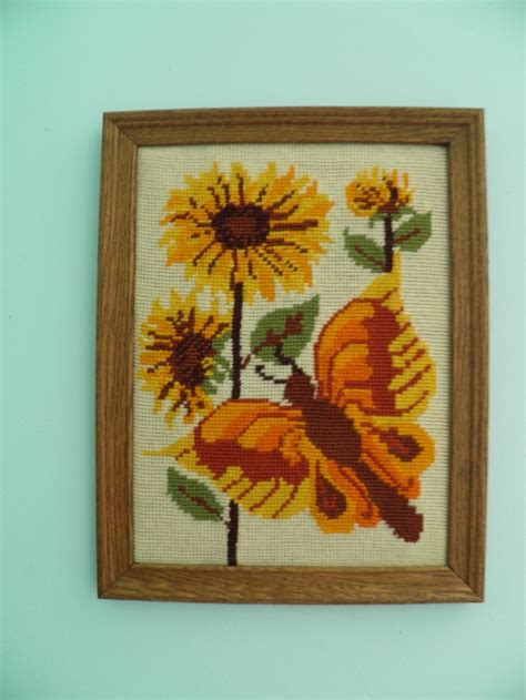 Embroidered Framed Wall Art | Modern embroidery, Pretty embroidery ...