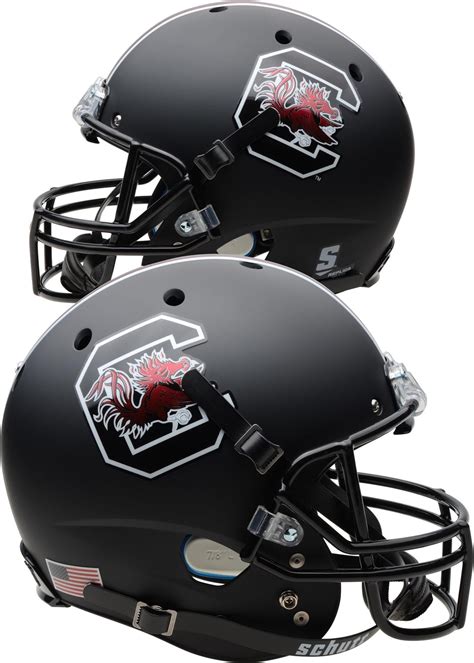 South Carolina Gamecocks Schutt Black Replica Football Helmet - Walmart ...