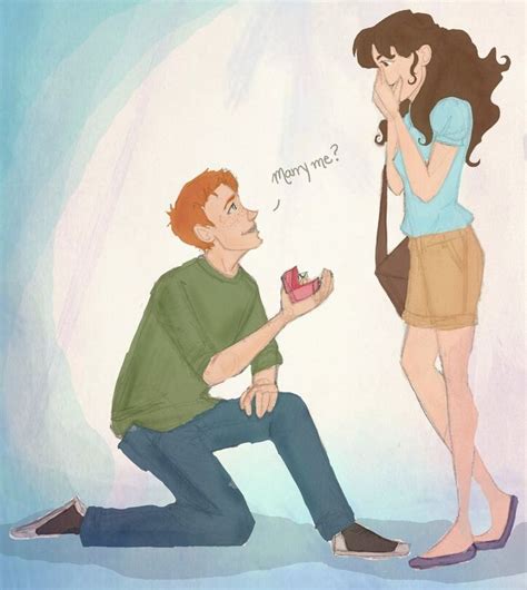 Ron and Hermione on Ron-x-Hermione - deviantART | Harry potter fan art, Harry potter tumblr, Ron ...