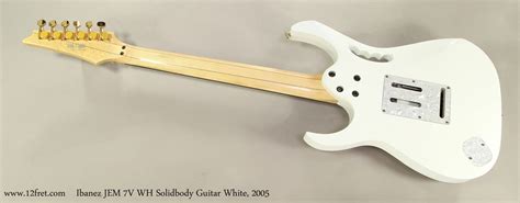 Ibanez JEM 7V WH Solidbody Guitar White, 2005 | www.12fret.com