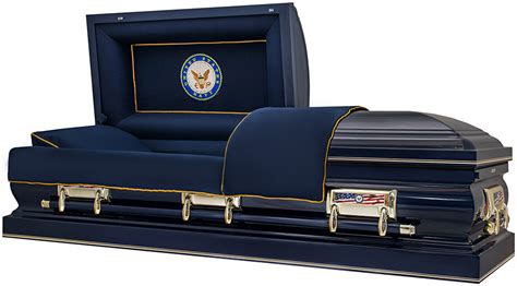 US NAVY BLUE - HONOR STEEL CASKET - CasketGallery