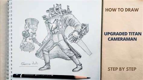 Skibidi Toilet 50 How to draw Upgraded Titan Cameraman - YouTube