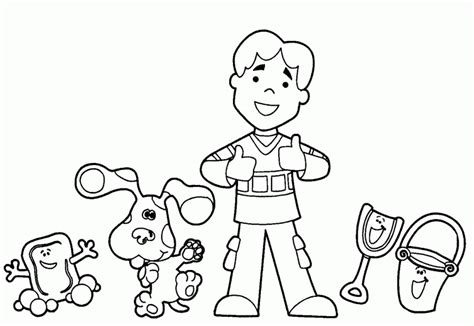 Blues Clues Printable Coloring Pages - Coloring Home