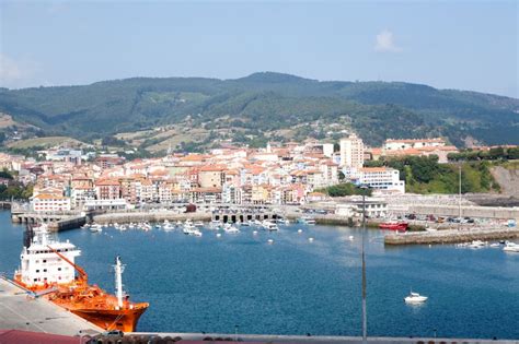 Bermeo Harbour and Settlement View, Spain Stock Image - Image of center, buildings: 271262829