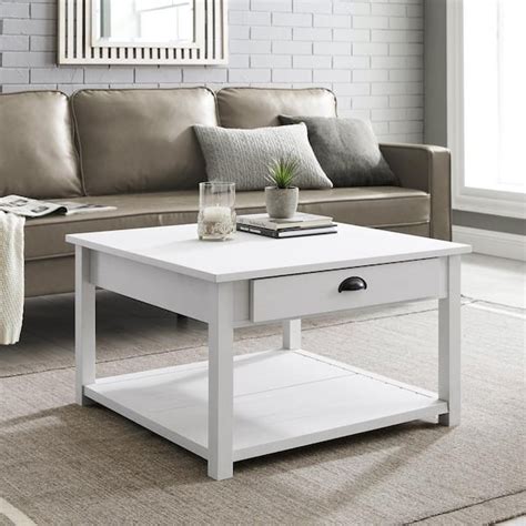 White Wood Coffee Table With Drawers : Ot 8c Spencer Coffee Table With ...