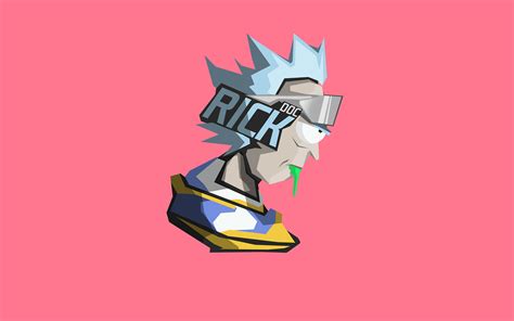 3840x2400 Rick And Morty Headshot Minimal UHD 4K 3840x2400 Resolution Wallpaper, HD Minimalist ...