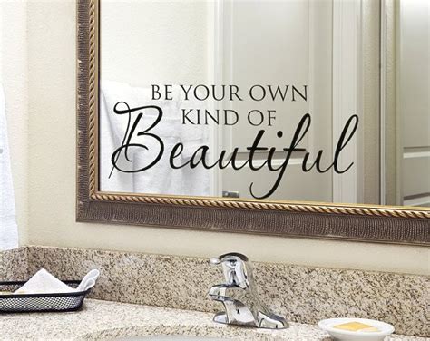 Wall Decal Bathroom Sign Bathroom Wall Decor be Your Own - Etsy ...