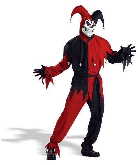 Adult Vile Jester plus size Costume - Men Costumes