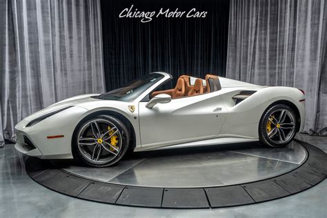 Used 2017 Ferrari 488 Spider Convertible Only 3800 Miles! MSRP $409k ...