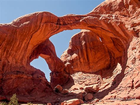 "Double Arch, Arches National Park, Utah" by Kenneth Keifer | Redbubble