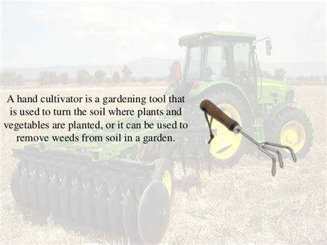 Soil Preparation: Tools and Implements