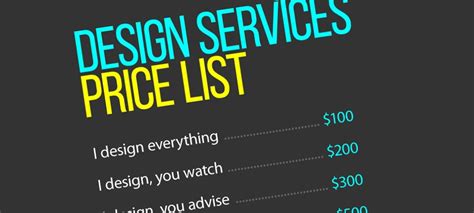 Price List of Graphic Designer - GraphicLoads