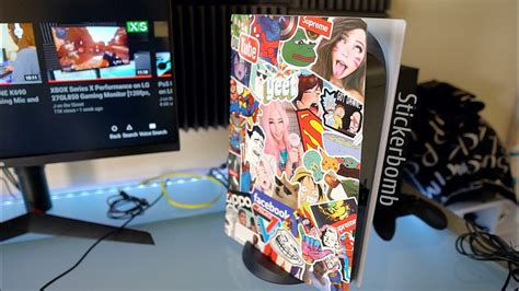 Custom PS5 Console Stickerbomb - Belle Delphine Stickers - YouTube