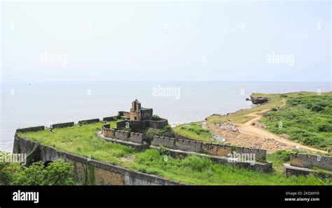 View of Fortification of Diu Fort, Diu, India Stock Photo - Alamy