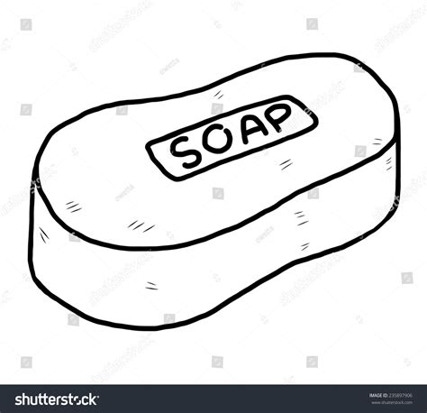 Soap Cartoon Vector Illustration Black White: Vector có sẵn (miễn phí ...