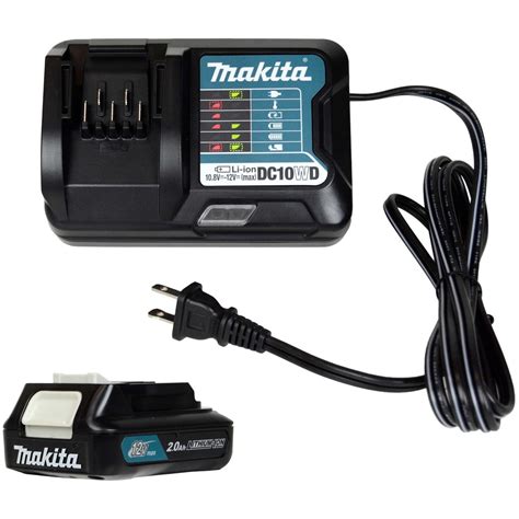 Makita DC10WD 12V Battery Charger & One BL1021B 12V Li-Ion Battery ...