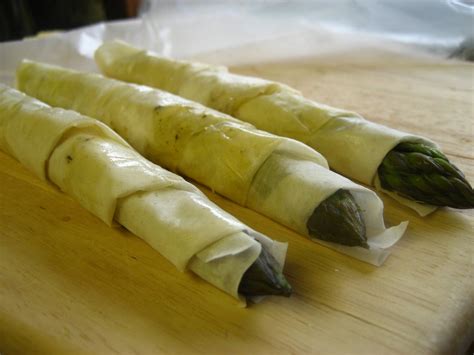 Phyllo Wrapped Asparagus