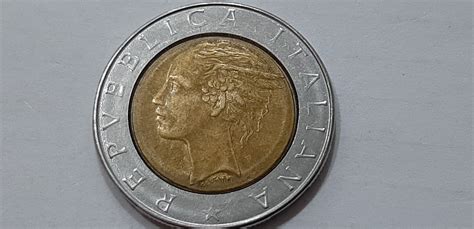 500 Lire Repvbblica Italiana 1985(Face) | Old coins, Coins, Lira