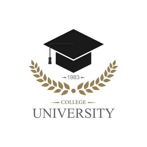 Campus, collage, and university education logo design template Vector | Premium Download