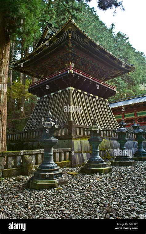 Futarasan Shinto shrine in Nikko, Japan Stock Photo - Alamy