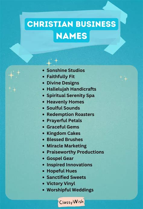 367+ Unique Christian Business Names 2024