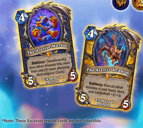 New Excavate Reward Legendaries for Shaman and Paladin! : r/hearthstone