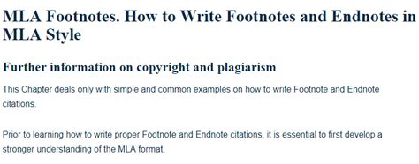 How to Write Footnotes and Endnotes in MLA Style - A Research Guide