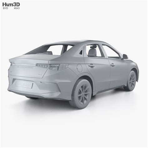 BYD E3 with HQ interior 2020 3D model - Vehicles on Hum3D