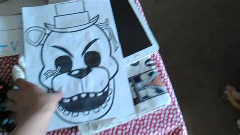 How to make a golden Freddy mask part 1 - YouTube