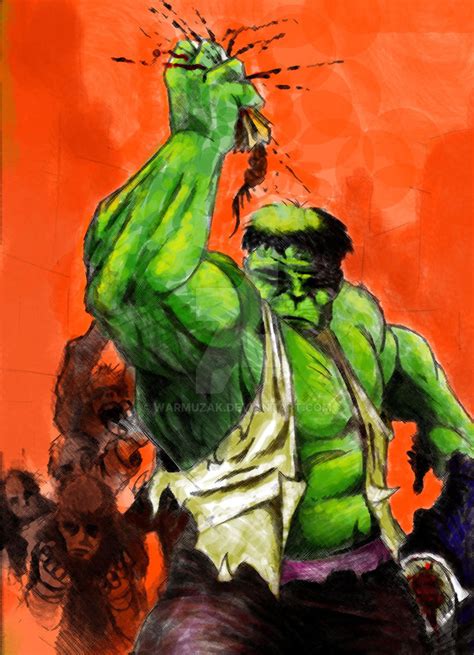 Hulk vs Zombies by warmuzak on DeviantArt