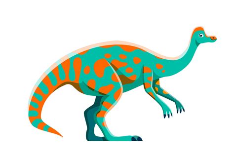 dibujos animados jaxartosaurus dinosaurio gracioso personaje 19522032 ...