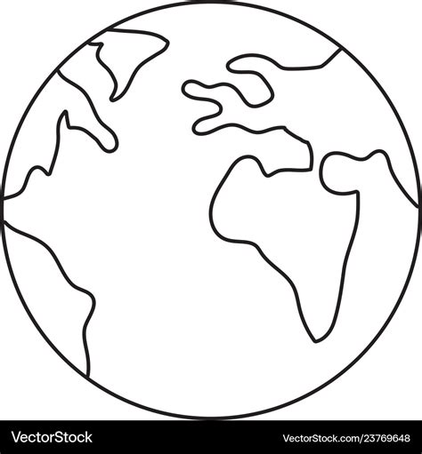 World map cartoon Royalty Free Vector Image - VectorStock