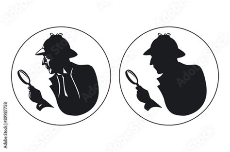 "Detective vector silhouette" fichier vectoriel libre de droits sur la banque d'images Fotolia ...