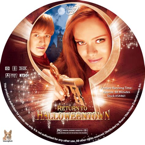 Halloweentown 4 dvd label (2006) R1 Custom