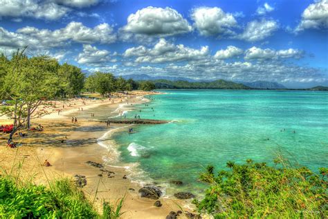 Oahu Hawaii Kailua Beach Park 777 Landscape Seascape Art Photograph by Reid Callaway | Pixels